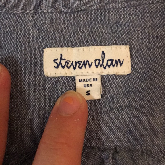 Steven Alan Button Down Blouse - Picture 3 of 5